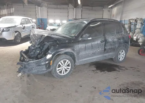 2015 Volkswagen Tiguan S z USA, uszkodzony, nr VIN WVGAV7AX5FW614957